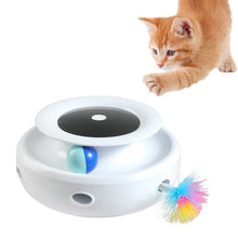 Load image into Gallery viewer, Playful Meow - Interactive Turntable Roller Catnip Toy- Review
