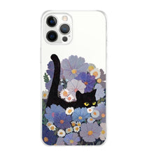 Load image into Gallery viewer, Kitty In The Garden iPhone Case
