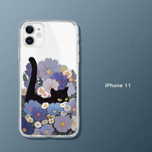 Load image into Gallery viewer, Kitty In The Garden iPhone Case

