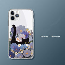 Load image into Gallery viewer, Kitty In The Garden iPhone Case
