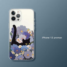 Load image into Gallery viewer, Kitty In The Garden iPhone Case
