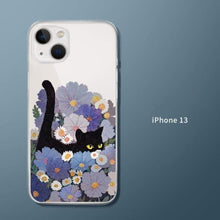 Load image into Gallery viewer, Kitty In The Garden iPhone Case
