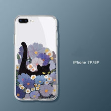 Load image into Gallery viewer, Kitty In The Garden iPhone Case
