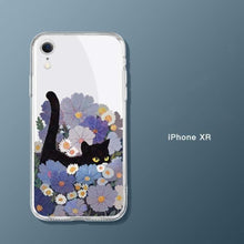 Load image into Gallery viewer, Kitty In The Garden iPhone Case

