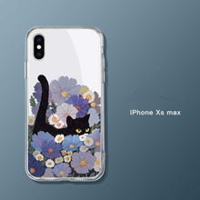Load image into Gallery viewer, Kitty In The Garden iPhone Case
