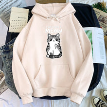 Load image into Gallery viewer, Kitty Morning Mood Hoodie
