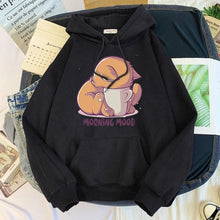 Load image into Gallery viewer, Kitty Morning Mood Hoodie [Plus Sizes Available]
