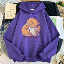 Load image into Gallery viewer, Kitty Morning Mood Hoodie
