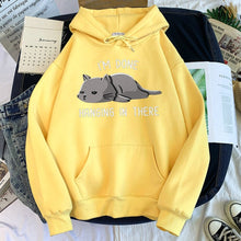 Load image into Gallery viewer, Kitty Morning Mood Hoodie
