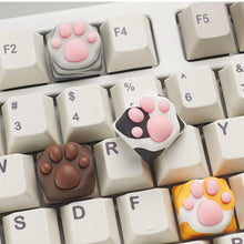 Load image into Gallery viewer, Playful Meow - Kitty Paw Artisan Key Caps- Review
