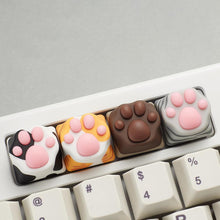 Load image into Gallery viewer, Playful Meow - Kitty Paw Artisan Key Caps- Review
