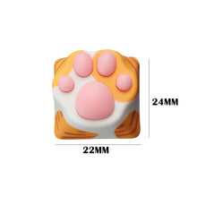 Load image into Gallery viewer, Playful Meow - Kitty Paw Artisan Key Caps- Review

