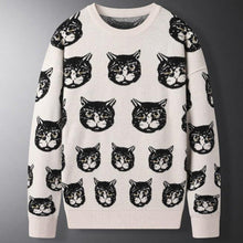 Load image into Gallery viewer, Knitted Kitty Face Pullover [Plus Size Available]
