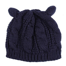 Load image into Gallery viewer, Playful Meow - Knitted Kitty Wool Beanie- Review
