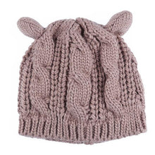 Load image into Gallery viewer, Playful Meow - Knitted Kitty Wool Beanie- Review
