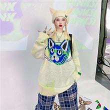 Load image into Gallery viewer, Knitted Sphinx Pullover
