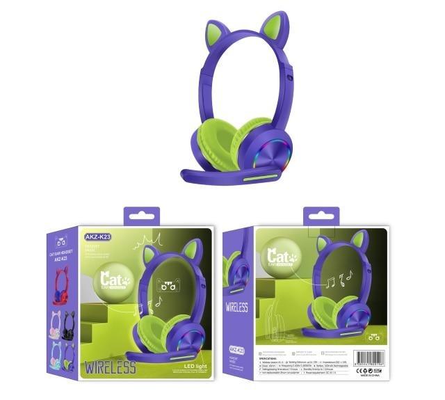 Playful Meow - LED Cat Ear Headphones For Children [Bluetooth Wireless | With Mic]- Review