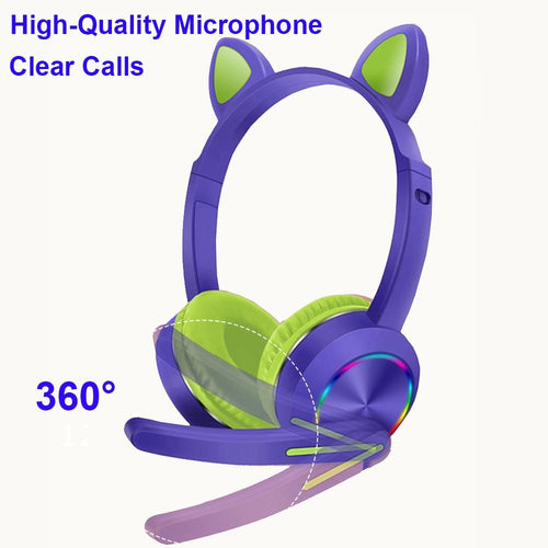 Playful Meow - LED Cat Ear Headphones For Children [Bluetooth Wireless | With Mic]- Review