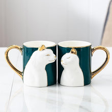 Load image into Gallery viewer, Playful Meow - Luxurious 3D Cat Couple Mugs- Review
