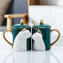 Load image into Gallery viewer, Playful Meow - Luxurious 3D Cat Couple Mugs- Review
