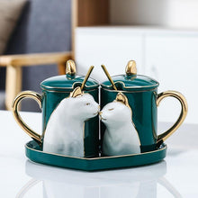 Load image into Gallery viewer, Playful Meow - Luxurious 3D Cat Couple Mugs- Review
