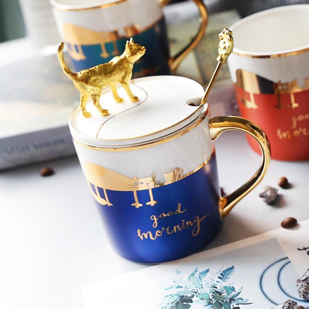 Luxurious Kitty Mug Set [With Gift Box]