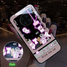 Load image into Gallery viewer, Playful Meow - Luxury Cat Luminous Phone Case [Huawei|Red Mi]- Review
