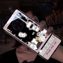 Load image into Gallery viewer, Playful Meow - Luxury Cat Luminous Phone Case [Huawei|Red Mi]- Review
