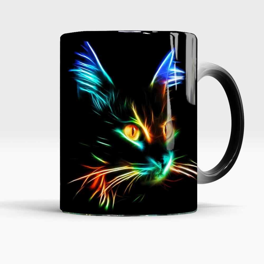 Magic Colorful Kitty Mug