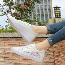 Load image into Gallery viewer, Playful Meow - Meow Lace-up Cute Sneakers- Review
