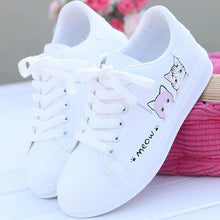 Load image into Gallery viewer, Playful Meow - Meow Lace-up Cute Sneakers- Review
