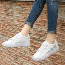 Load image into Gallery viewer, Playful Meow - Meow Lace-up Cute Sneakers- Review
