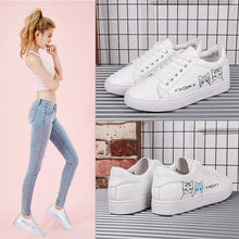 Load image into Gallery viewer, Playful Meow - Meow Lace-up Cute Sneakers- Review
