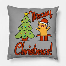 Load image into Gallery viewer, Meowy Christmas Cushion Cover
