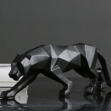 Load image into Gallery viewer, Playful Meow - Modern Panther Geometric Style Décor - Home &amp; Décor - Black-S 26x5x8cm / 10.2x2x3.1in-
