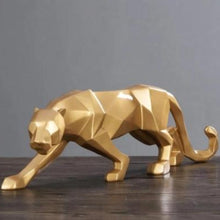 Load image into Gallery viewer, Playful Meow - Modern Panther Geometric Style Décor - Home &amp; Décor - Gold-S 26x5x8cm / 10.2x2x3.1in-
