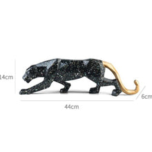 Load image into Gallery viewer, Playful Meow - Modern Panther Geometric Style Décor - Home &amp; Décor - Star-S 26x5x8cm / 10.2x2x3.1in-
