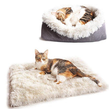 Load image into Gallery viewer, Playful Meow - Multi-Function 2 Sided Mat &amp; Bed for Cats- Review
