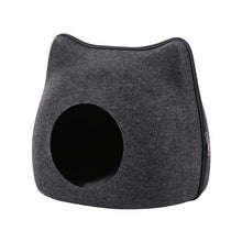 Load image into Gallery viewer, Playful Meow - Natural Felt Convertible Cat Shaped Cave- Review
