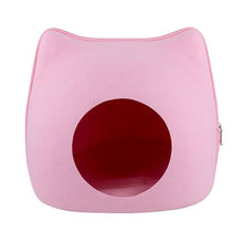 Load image into Gallery viewer, Playful Meow - Natural Felt Convertible Cat Shaped Cave- Review
