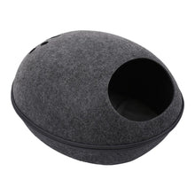 Load image into Gallery viewer, Playful Meow - Natural Felt Convertible Oval Cave- Review
