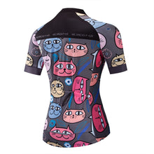 Load image into Gallery viewer, Playful Meow - Paisley Cat Cycling Jersey (Plus Size Available)- Review
