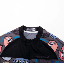 Load image into Gallery viewer, Playful Meow - Paisley Cat Cycling Jersey (Plus Size Available)- Review
