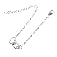 Load image into Gallery viewer, Playful Meow - Paw Heart Charm Bracelet- Review
