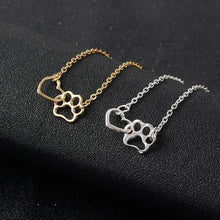Load image into Gallery viewer, Playful Meow - Paw Heart Charm Bracelet- Review
