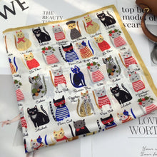 Load image into Gallery viewer, Paw-shionable Cats Silk Scarf
