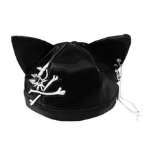 Load image into Gallery viewer, Pirate Brimless Cat Ears Hat
