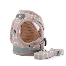 Load image into Gallery viewer, Playful Meow - Plaid Reflective Harness &amp; Leash- Review
