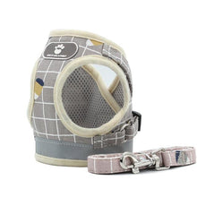 Load image into Gallery viewer, Playful Meow - Plaid Reflective Harness &amp; Leash- Review
