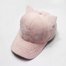 Load image into Gallery viewer, Plush Cat Ears Baseball Cap [Adjustable]
